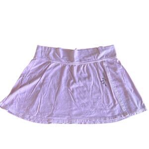 Danskin Girls L 12/14 Lavender Knit Dance Skirt with Rhinestone Embellishments